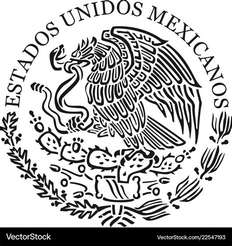 symbol of mexico royalty free vector image vectorstock