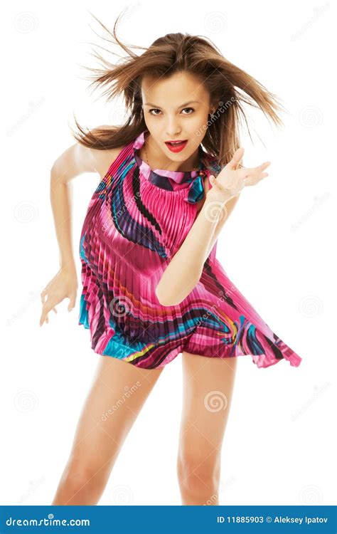 beautiful girl dancing stock image image of girl beauty 11885903