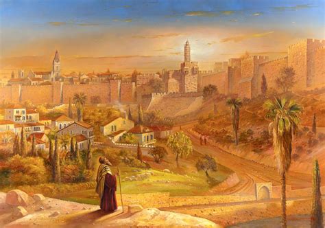 Jerusalem Painting Jerusalem At First Sight Painting Canvas Prints