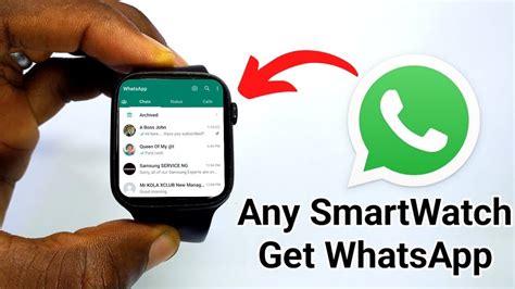 How To Get Whatsapp In Any Smartwatch Smartwatch Whatsapp Youtube