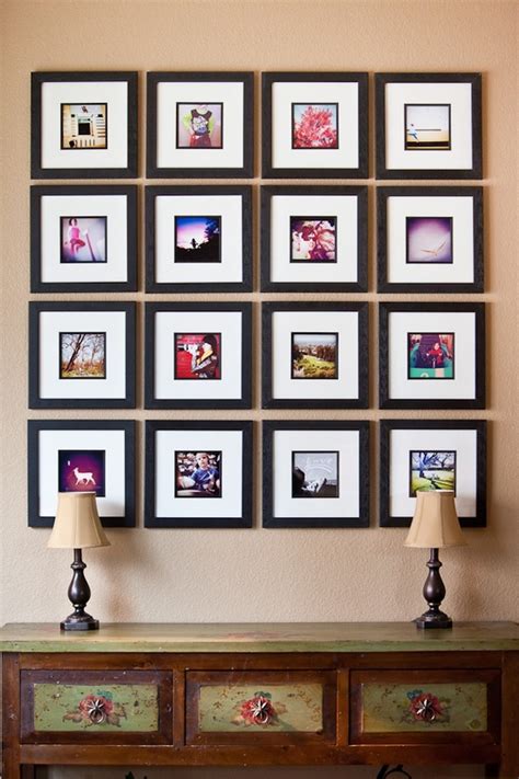 Easy diy photo wall ideas. 32 Photo Collage DIYs For a More Beautiful Home