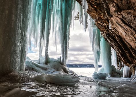 Ice Caves Eben And Grand Island On Behance