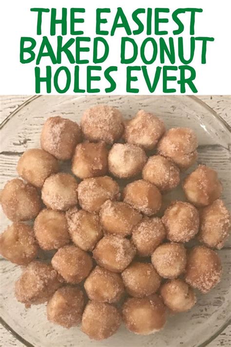 The Easiest Baked Donut Holes Recipe Ever Recipe In 2022 Donut Hole