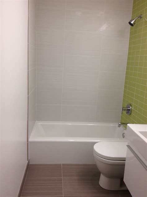 Bathroom Renovation Daltile Fabrique Gris Linen Floors And Blanc Linen