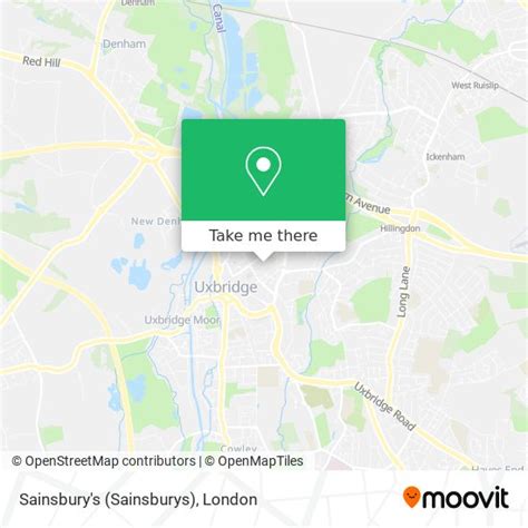 How To Get To Sainsburys Sainsburys In Uxbridge By Bus Or Tube