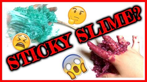 How To Fix Sticky Slimes By Kyakyasmr Youtube