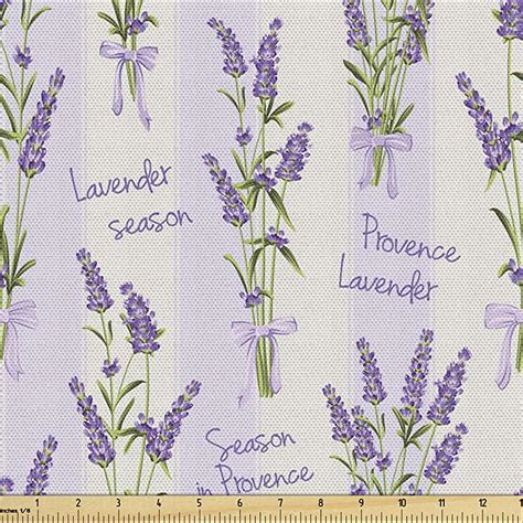 Lavender Print Fabric