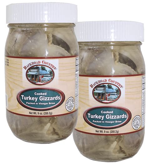 Backroad Country Pickled Turkey Gizzards Pack Oz Jars Walmart