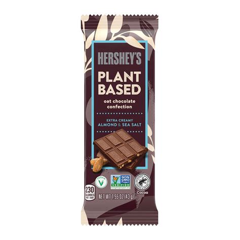 Hersheys Debuts Plant Based Chocolate Almond Bars And Reeses Peanut