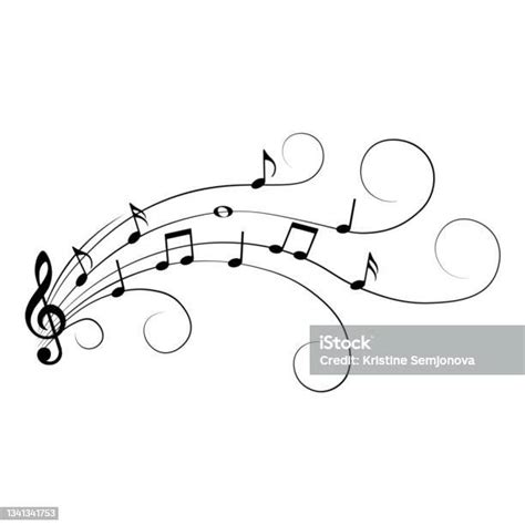Music Notes Isolated Vector Illustration Stock Illustration Download