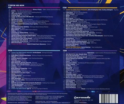 Trance 100 Various 2014 Vol 1 4 Cds Cedede