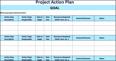 10 Action Plan Template Excel Free Excel Templates Images And Photos