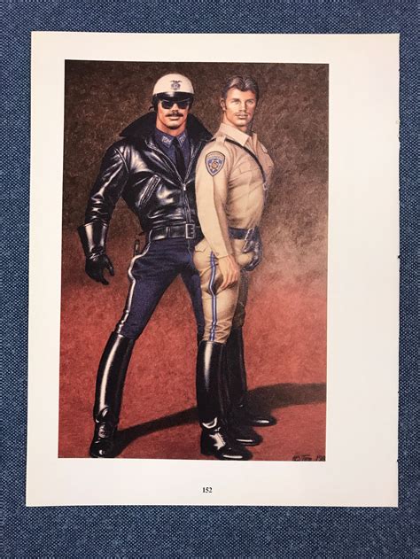 Art Pageprint 85 X 11 From Tom Of Finland Art Book Etsy