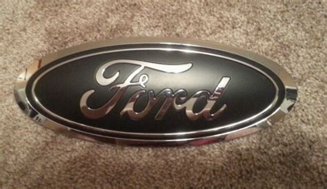 2015 17 Ford F150 Grill Emblem Custom Matte Black New Ebay