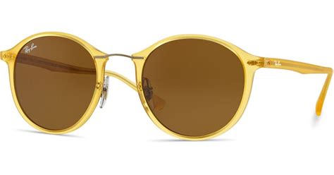 Ray Ban Phantos Sunglasses In Yellow For Men Lyst