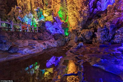 Chinas Amazing Rainbow Cave Multi Coloured Mood Lighting