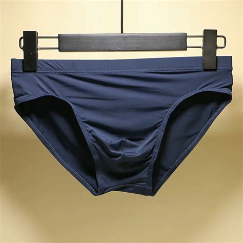 Mens Briefs Fashion Sexy Low Rise Briefs Breathable Seamless