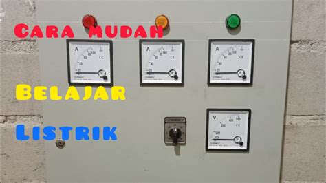 Cara Pasang Amper Meter Analok Purwaditeknisi1035 YouTube