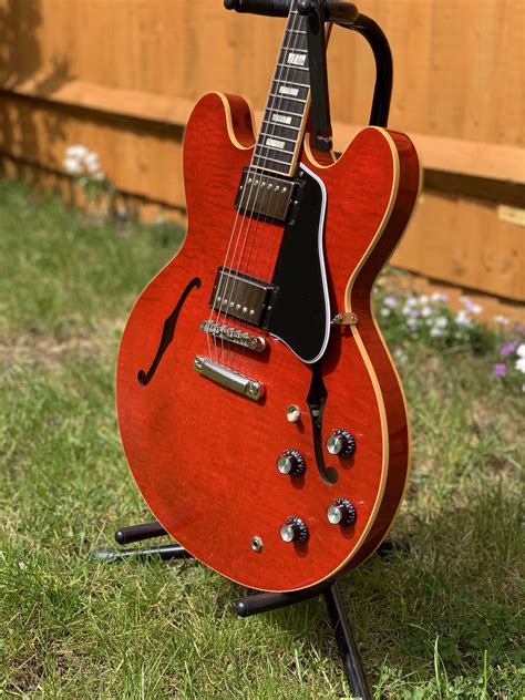 2018 Gibson ES 335 Figured Antique 60s Cherry SOLD Rolly S Guitars