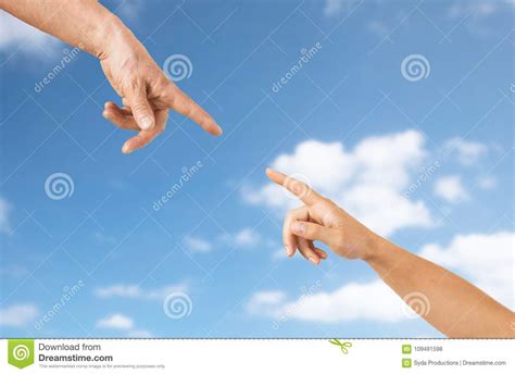 Close Up Of Senior And Young Woman Hands Stock Photo Image Of Hand