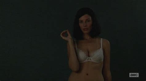 Naked Jessica Paré In Mad Men