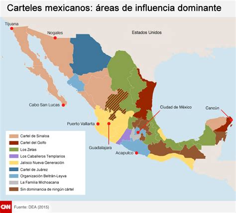 Los Carteles Del Narcotráfico Más Importantes De México Cnn