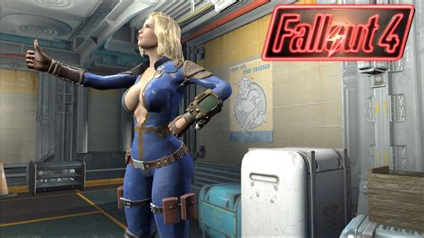 Fallout 4 Vault Girl Part 1 Gameplay No Commentary Youtube