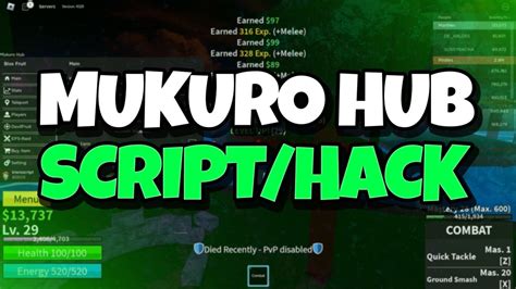 Mukuro Hub Blox Fruits Script Hack Mukuro Hub Script Gui Auto Farm