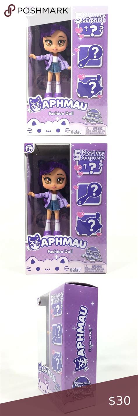 Aphmau Fashion Doll With Exclusive Meemeows Figure 7 Piece Set 2022 Aphmau Age 3 Fashion Dolls