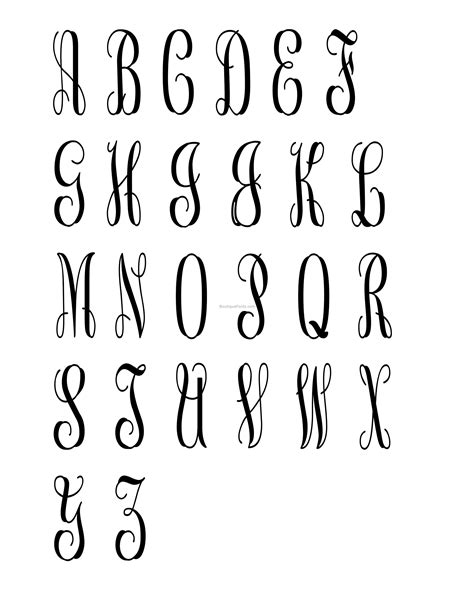 Free Interlocking Monogram Font For Cricut Paul Smith