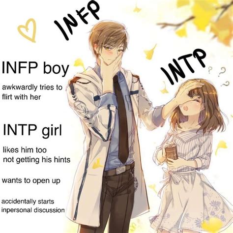 Personality Girl On Instagram “intp Infp Cute Couple Mbti Love