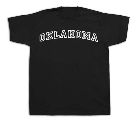 Cheap Oklahoma Sooner State Ok T Shirt Classic Apparel Sport Shirts Men