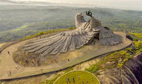 Jatayu Nature Park Kerala To Build Worlds Biggest Bird Sculpture At