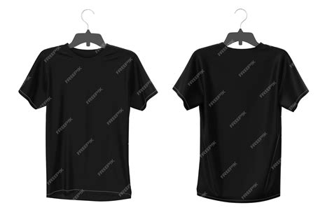 Blank T Shirt Template Front And Back Royalty Free Vector