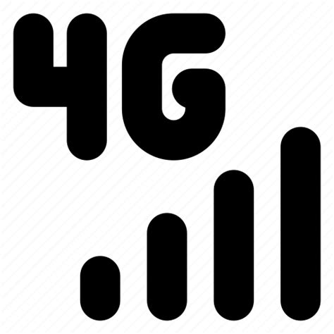 4g Connection Data Signal Internet Mobile Network Signal Icon