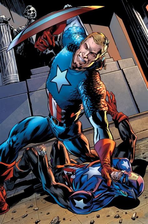 Captain America Vs Captain America By Bryan Hitch Bucky