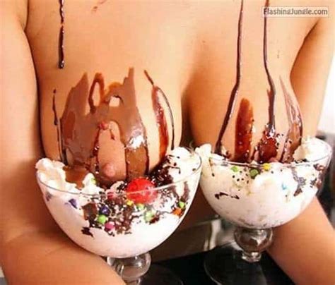 Ice Cream Boobs Boobs Flash Pics Real Amateurs From Google Tumblr Pinterest Facebook
