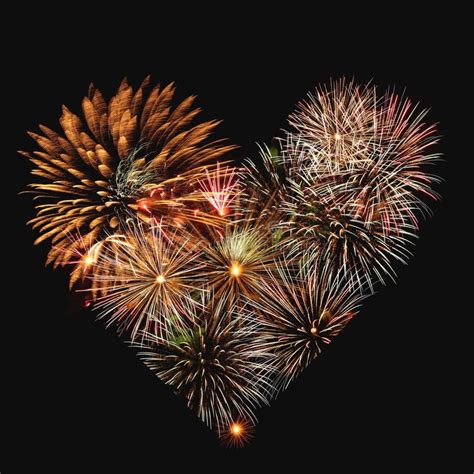 Heart Fireworks Svg