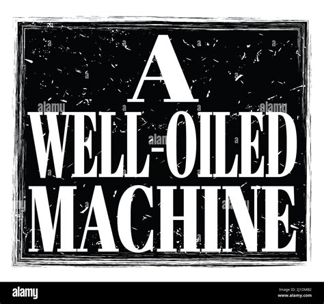 Well Oiled Machine Hi Res Stock Photography And Images Alamy