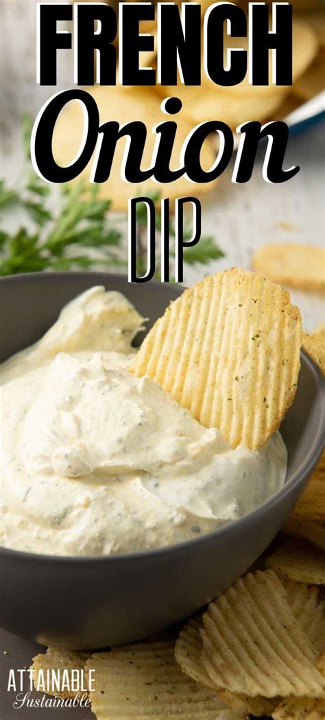 French Onion Dip Recipe Mix Up Your Own For Healthier Snacking