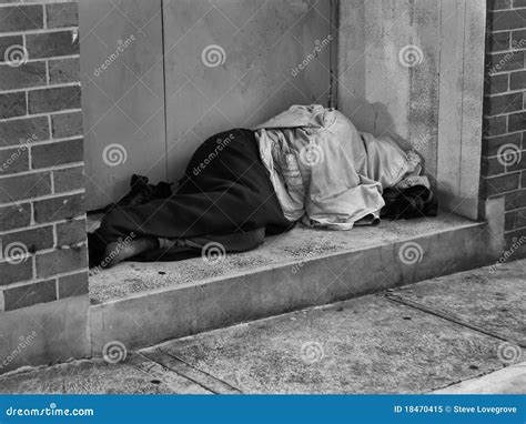 Homeless Man Stock Image Image Of Slums Desolate Asleep 18470415