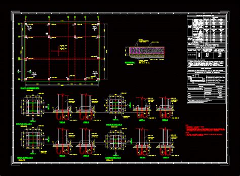 Anchors Foundations Dwg Detail For Autocad • Designs Cad