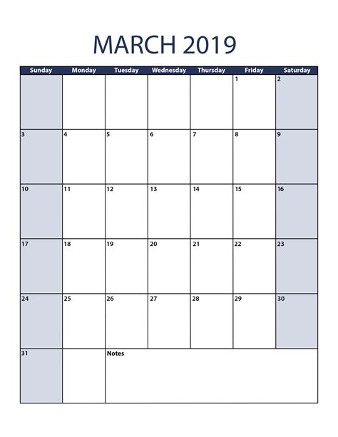 We would like to show you a description here but the site won't allow us. Blank March 2019 Calendar to Print