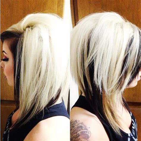 I'd like to do this with a. Blonde Hair With Black Underneath | hair ideas | Pinterest ...
