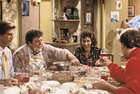 Thanksgiving Cheers A Messy History Of Tvs Greatest Food Fight Tv