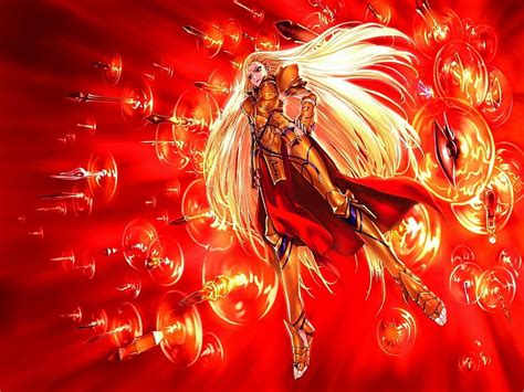 Female Gilgamesh Gold Female Fate Zero Babylon Anime King