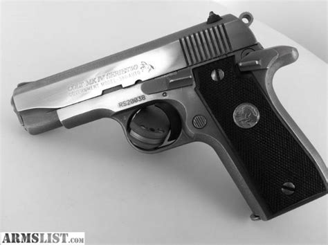 Armslist For Sale Colt Mk Iv Series 80 Government Model 380 Bundle