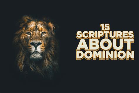 15 Scriptures About Dominion Kenneth Copeland Ministries