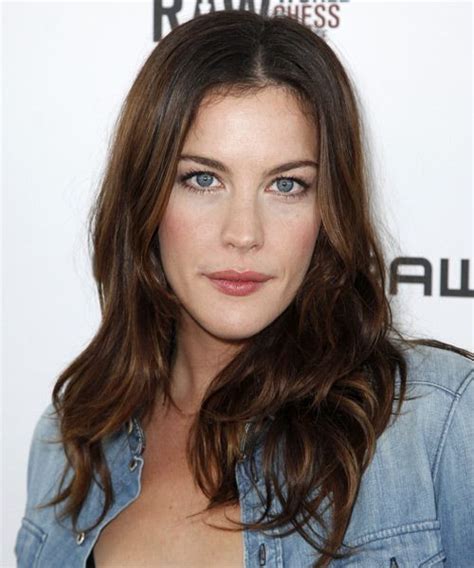 Liv Tyler Long Straight Hairstyle Pale Skin Hair Color Hair Pale Skin Hair Color Auburn Brown
