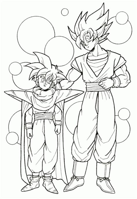 Dragon z ball, commonly known as dbz, is an animated television series, created by toei animations. 20+ Free Printable Dragon Ball Z Coloring Pages ...